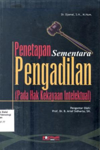 Penetapan Sementara Pengadilan (Pada Hak Kekayaan Intelektual) (Barang Milik Negara)