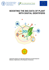 Image of Boosting the big data of plant with digital identifiers