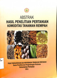 Image of Abstrak Hasil Penelitian Pertanian Komoditas Tanaman Rempah