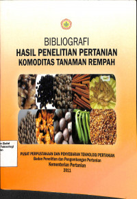 Image of Bibliografi Hasil Penelitian Pertanian Komoditas Tanaman Rempah