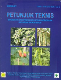 Image of Budidaya dan Produksi Benih Beberapa Sayuran Indigenous