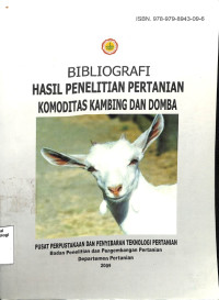 Image of Bibliografi Hasil Penelitian Pertanian Komoditas Kambing Dan Domba