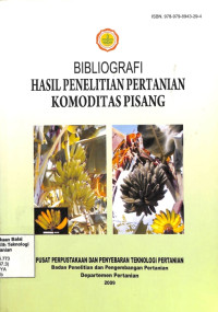 Image of Bibliografi Hasil Penelitian Pertanian Komoditas Pisang