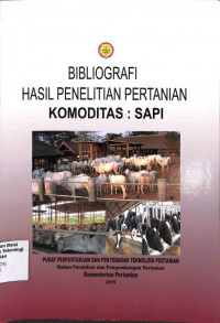 Image of Bibliografi Hasil Penelitian Pertanian Komoditas: Sapi