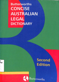 Image of Concise Australian Legal Dictionary
