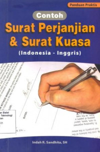 Image of Contoh Surat Perjanjian Dan Surat Kuasa (Indonesia-Inggris) (Barang Milik Negara)