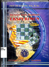 Image of Desain Dan Analisis Eksperimen (Barang Milik Negara)