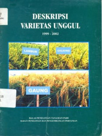 Image of Deskripsi Varietas Unggul 1999-2002