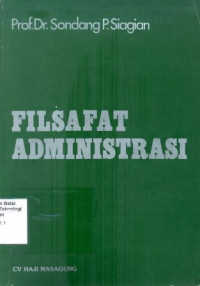 Image of Filsafat Adminsitrasi