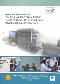 Image of Petunjuk Pelaksanaan Izin Belajar atas Biaya Sendiri Lingkup Badan Penelitian dan Pengembangan Pertanian