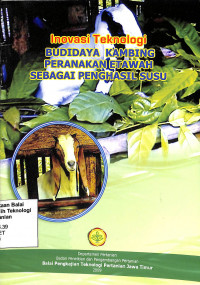 Image of Inovasi Teknologi Budidaya Kambing Peranakan Etawah Sebagai Penghasil Susu