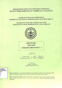 Image of Kentang = Potato (Solanum Tuberosum L)