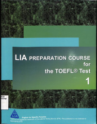 Image of LIA Preparation Course for the Toefl (r) Test 1