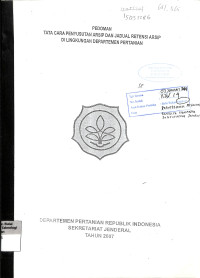 Image of Pedoman Tata Cara Penyusunan Arsip dan Jadwal Retensi Arsip