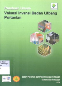 Image of Panduan Umum Valuasi Invensi Badan Litbang Pertanian