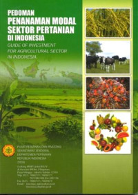 Image of Pedoman Penanaman Modal Sektor Pertanian di Indonesia