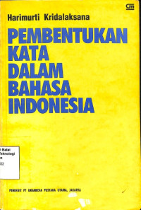 Image of Pembentukan Kata dalam Bahasa Indonesia