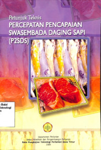 Image of Petunjuk Teknis Program Percepatan Pencapaian Swasembada Daging Sapi (P25D5)