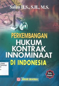 Image of Perkembangan Hukum Kontrak Innominaat Di Indonesia