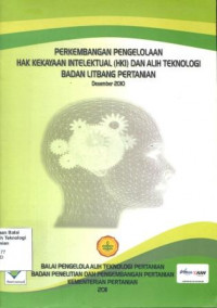 Image of Perkembangan Pengelolaan HKI dan Alih Teknologi Balitbangtan Tahun 2010