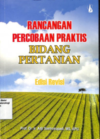 Image of Rancangan Percobaan Praktis Bidang Pertanian