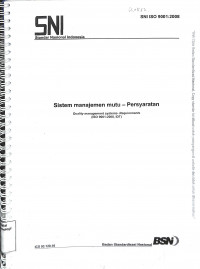 Image of Sistem Manajemen Mutu - Persyaratan