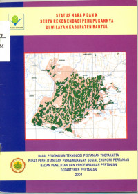 Image of Status Hara P dan K Serta Rekomendasi Pemupukannya di Wilayah Kabupaten Bantul