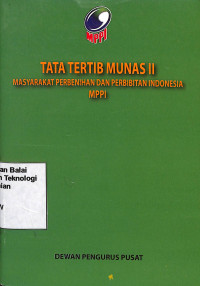 Image of Tata Tertib Munas II Masyarakat Perbenihan Dan Pembibitan Indonesia MPPI