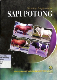 Image of Teknologi Penggemukan Sapi Potong