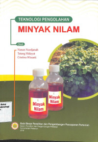 Image of Teknologi Pengolahan Minyak Nilam
