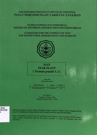 Image of Jati : Teak Plant (Tectona Grandis L.f)