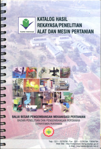 Image of Katalog Hasil Rekayasa / Penelitian Alat dan Mesin pertanian