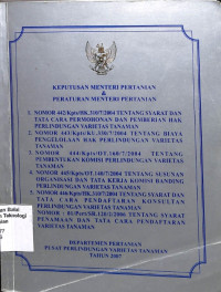 Image of Peraturan Menteri Pertanian Nomor : 47/Permentan/OT.140/10/2006 Tentang Pedoman Umum Budidaya Pertanian Pada Lahan Pegunungan