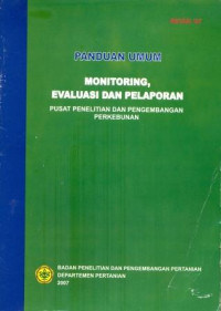 Image of Panduan Umum Monitoring Evaluasi dan Pelaporan