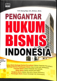 Image of Pengantar Hukum Bisnis Indonesia