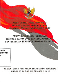 Image of Peraturan Komisi Informasi Nomor 1 Tahun 2010 Tentang Standar Layanan Informasi Publik