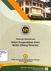 Image of Pedoman Pelaksanaan Sistem Pengendalian Intern Badan Litbang Pertanian - IAARD
